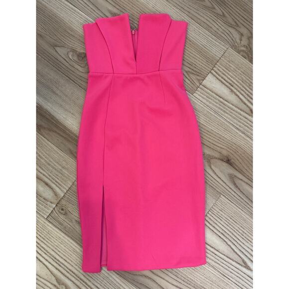 By the Way Pink Dress Strapless Womens XXS - Picture 2 of 7